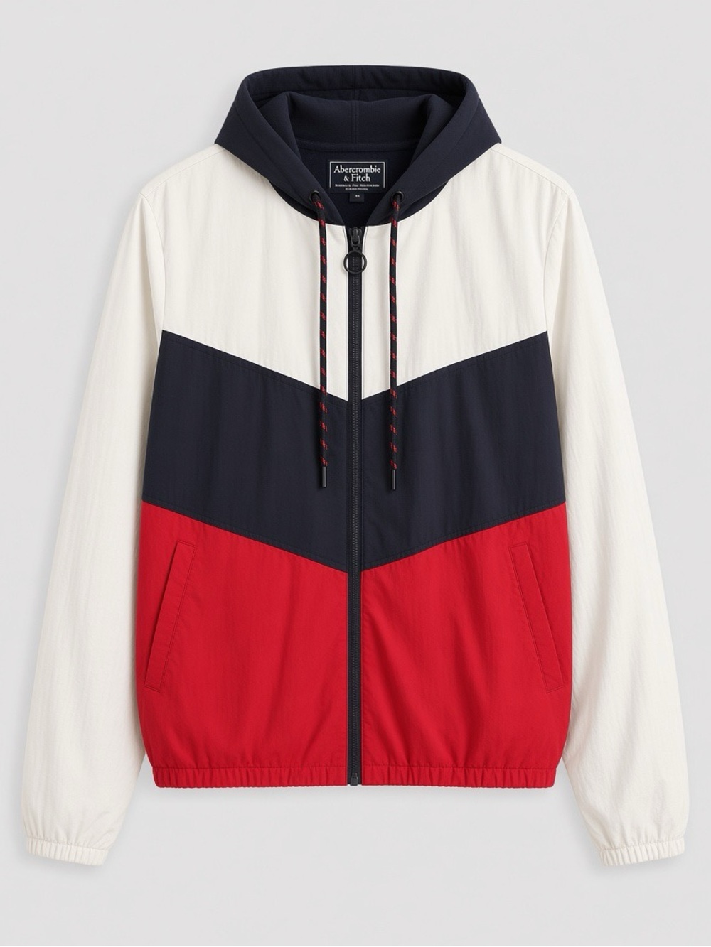 A&F Colorblock Windbreaker